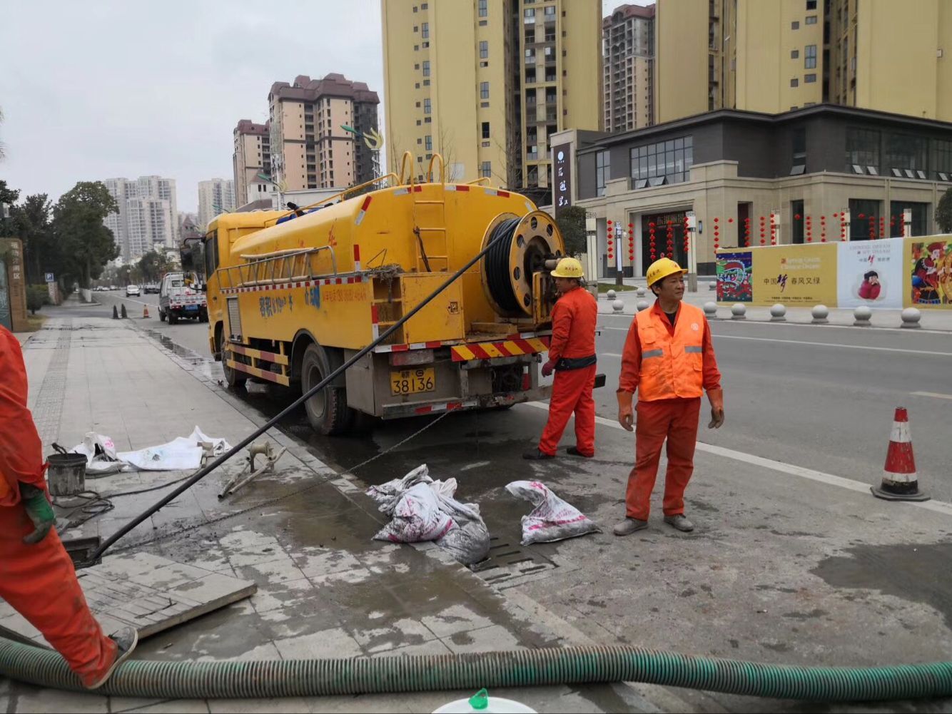 恩平排污管道清淤-管道清洗